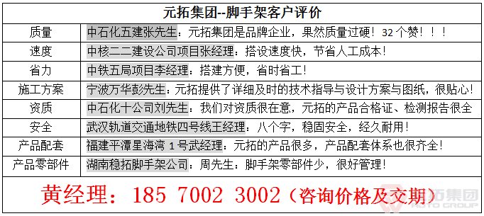 新型腳手架和普通腳手架有哪些區(qū)別呢？