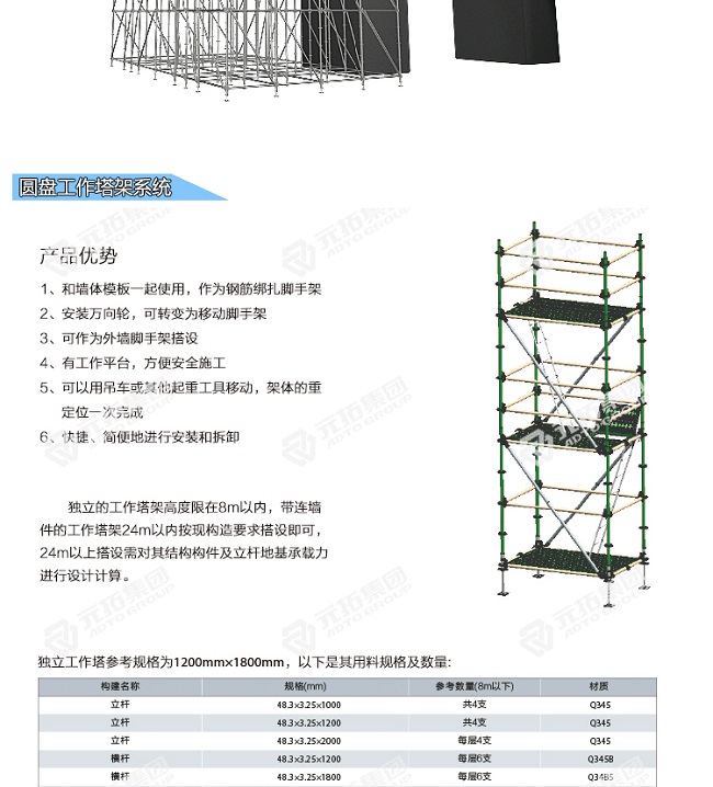 承插型盤扣式腳手架價格廠家