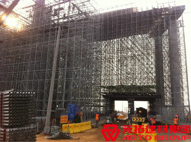 盤扣架數(shù)量計算難不難，盤扣一噸可以搭多少平？